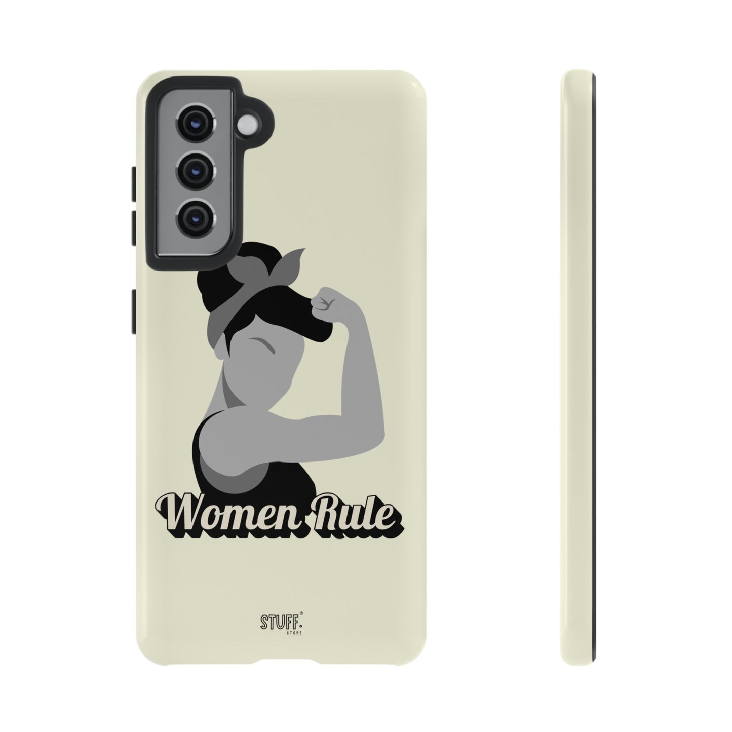 Women Rule Case | Coque résistante double protection avec Design Féministe inspirant