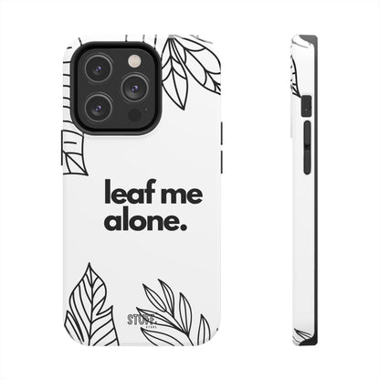 Leaf Me Case | Coque résistante double protection avec design minimaliste
