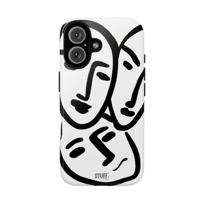 Les Trois Visages | Coque résistante double protection — inspiration Matisse
