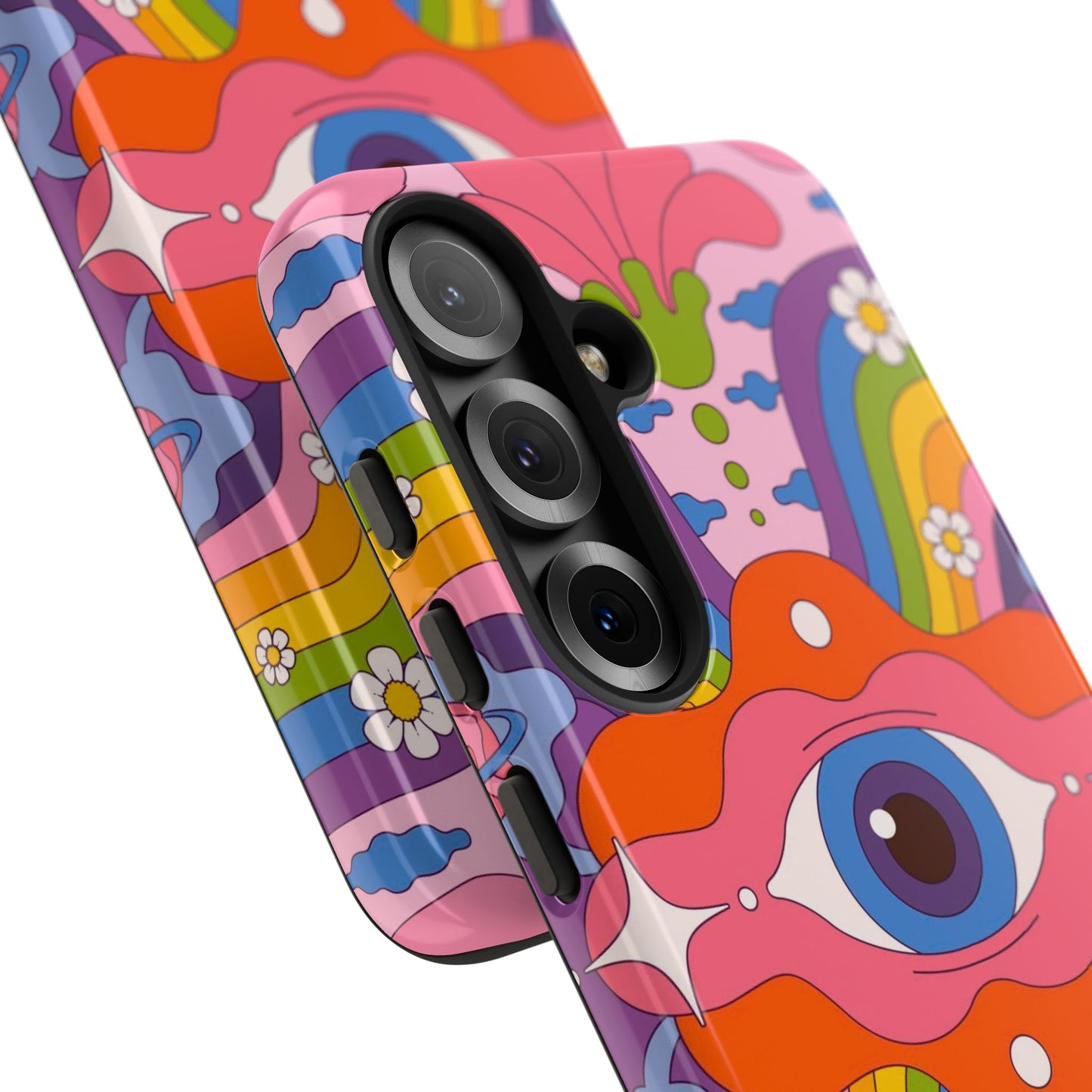 Psych Case | Coque résistante double protection avec Design Psychédélique coloré