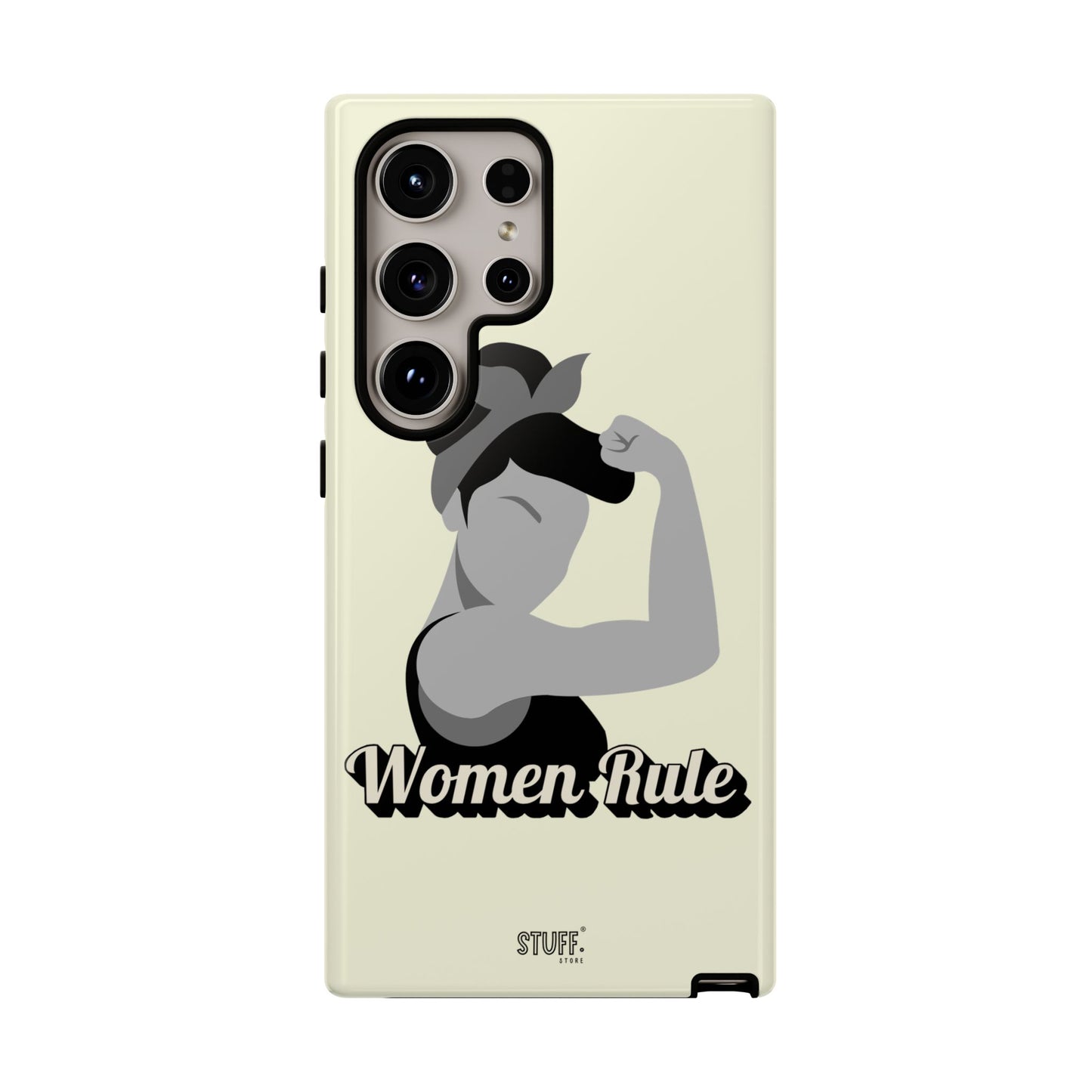 Women Rule Case | Coque résistante double protection avec Design Féministe inspirant