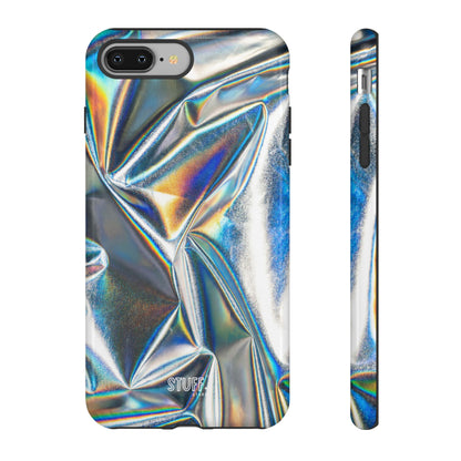 Metallic Case | Coque résistante double protection anti-choc - Effet Métallique