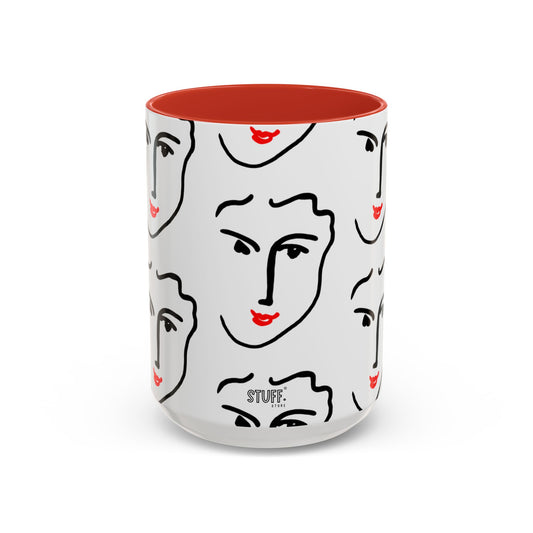 Nadia Cup | Mug bicolore inspiration Matisse – 330ml