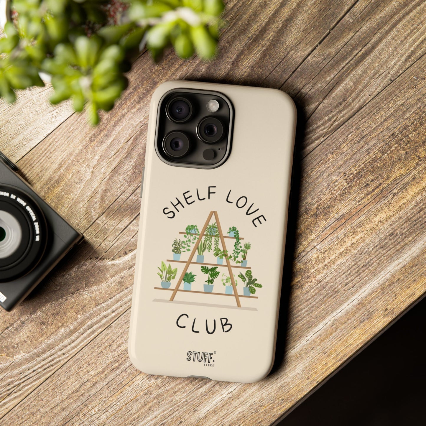 Shelf Love Club – Coque résistante à double protection | Parfaite pour les amoureux des plantes