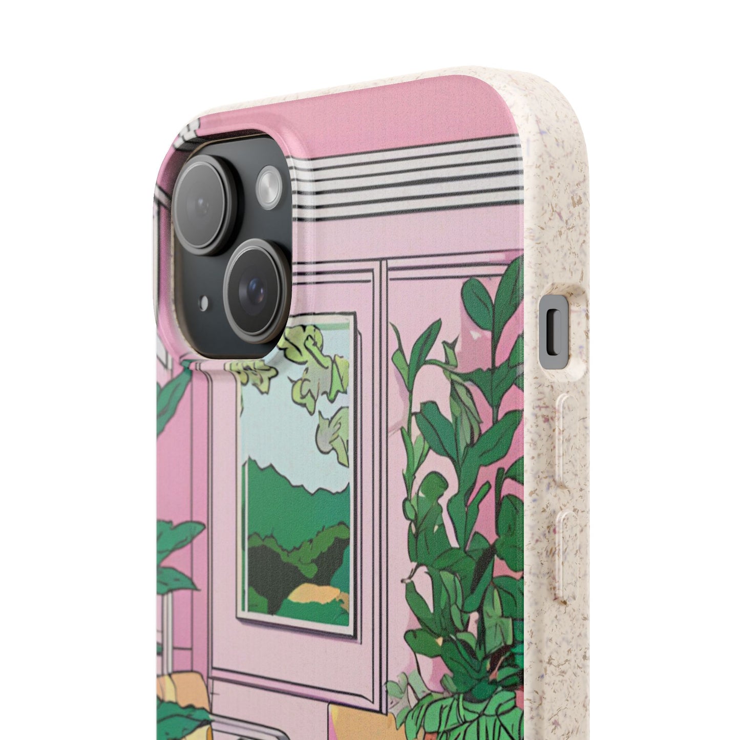 Plant Pop Case | Coque biodégradable en bambou et bioplastique avec design coloré | Parfait pour les amoureux des plantes - Avec emballage cadeau