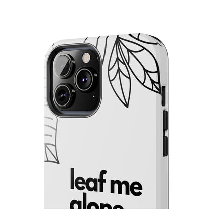 Leaf Me Case | Coque résistante double protection avec design minimaliste