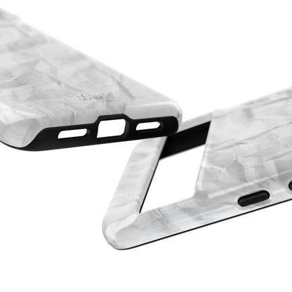 Crinkled Case | Coque résistante double protection anti-choc Effet Papier Froissé Mat