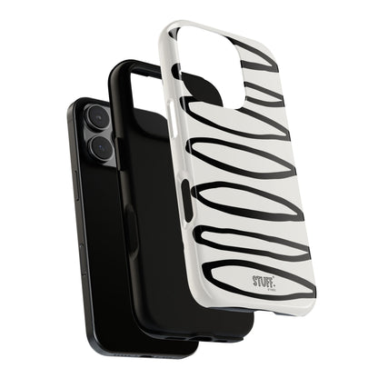Loopy Case | Coque résistante double protection - Motif cercles abstraits