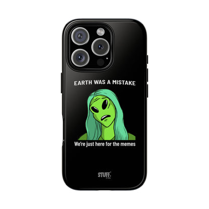 Meme Liking Alien Case | Coque résistante double protection pour les amateurs de Pop Culture