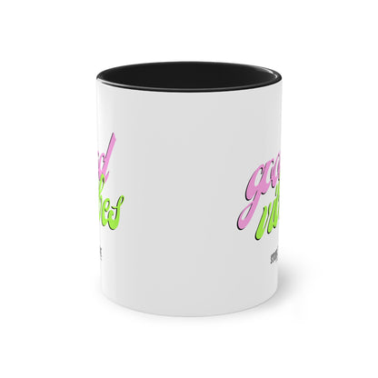 Good Vibes Cup | Mug bicolore en céramique - 330ml