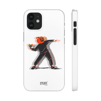 Pumpksy | Coque snap légère et résistante inspiration Banksy – Blanc