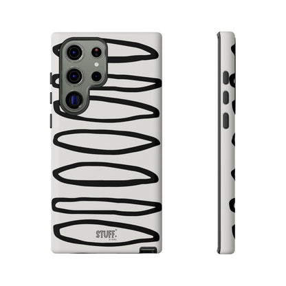 Loopy Case | Coque résistante double protection - Motif cercles abstraits