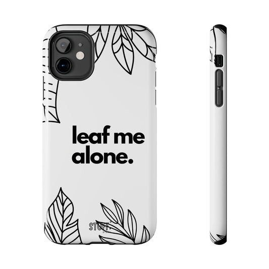 Leaf Me Case | Coque résistante double protection avec design minimaliste
