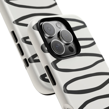 Loopy Case | Coque résistante double protection - Motif cercles abstraits