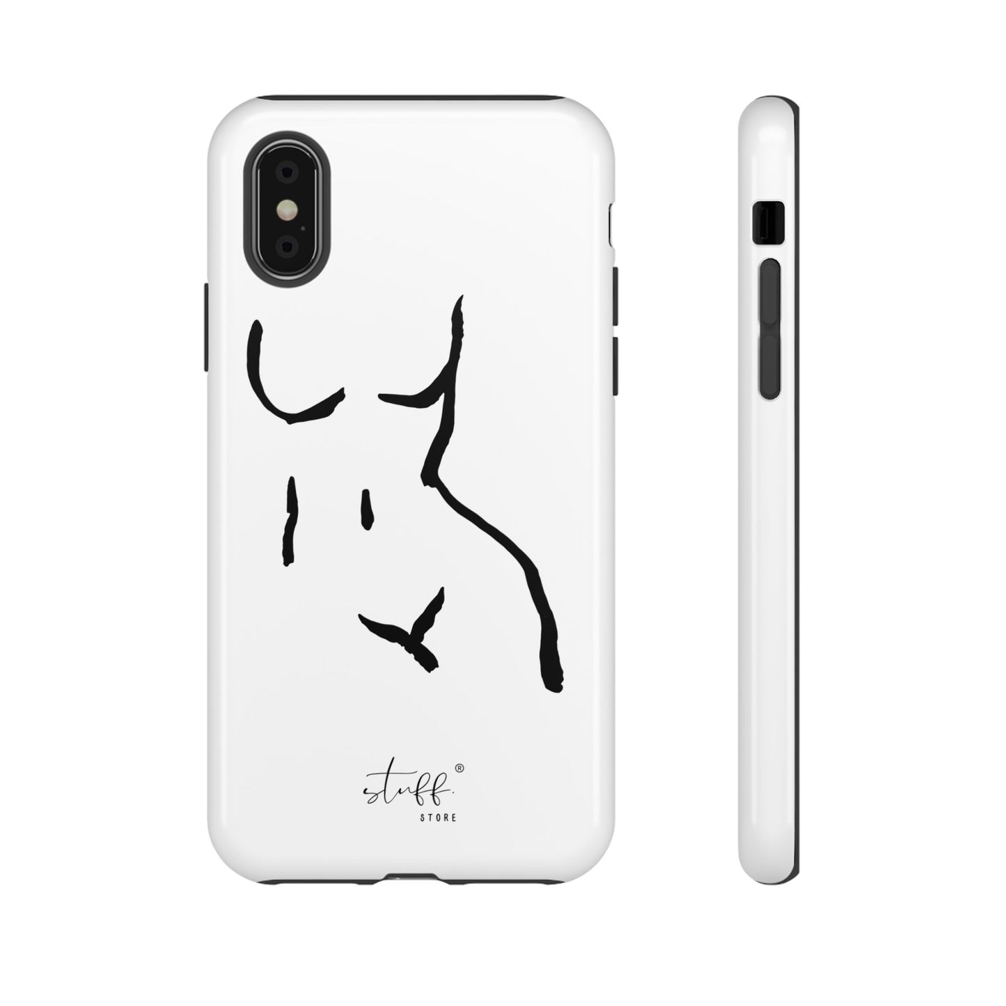 The Curve Case | Resistant double protection shell with Minimalist Design by Women
