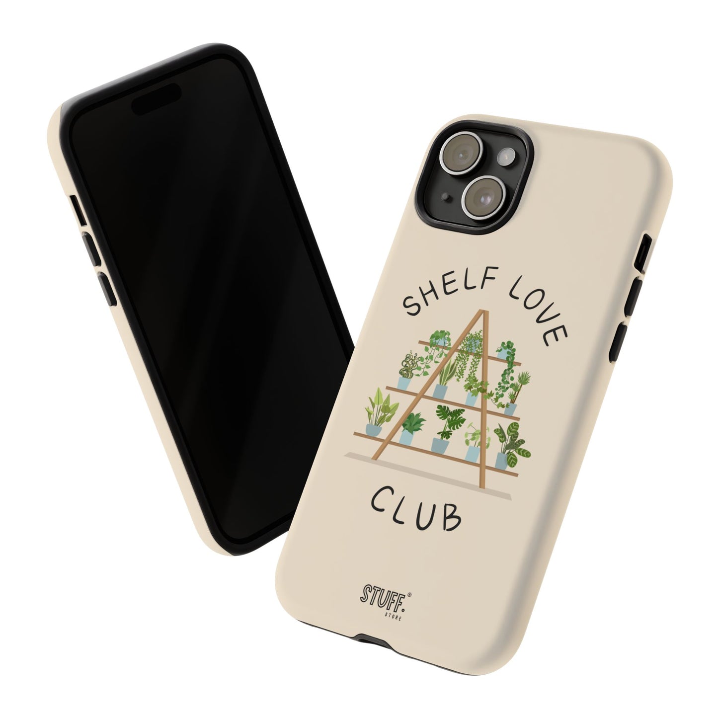 Shelf Love Club – Coque résistante à double protection | Parfaite pour les amoureux des plantes